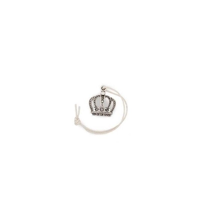 CIONDOLO CORONA SILVER 2CM
